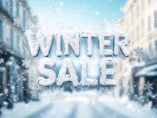 design of winter sale