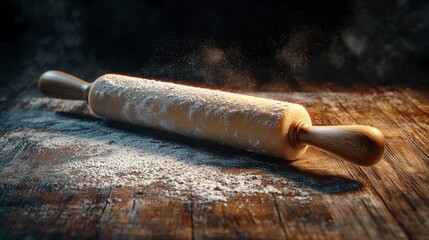 Floury Rolling Pin