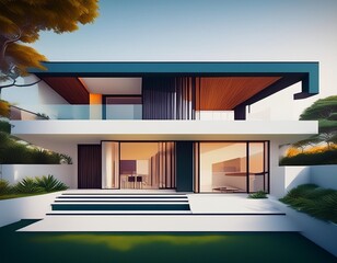 Modern House Architecture Design With Minimalist Style