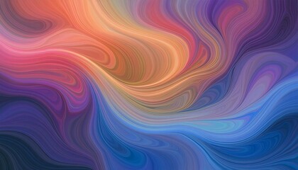 Wall Mural - Colorful abstract background with waves and swirls in the center of the image for business and art concept