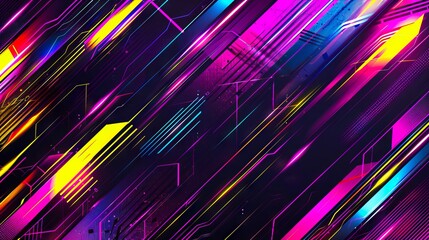 Wall Mural - A colorful abstract background with a lot of lines