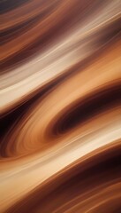 Wall Mural - Abstract swirling patterns in warm earth tones of brown, orange, and beige