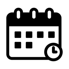 Sticker - Calendar icon vector illustration graphic design