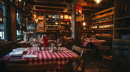 Canvas Print - Italian_restaurant