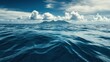 © BerkahStock - Serene Ocean Landscape with Island in the Distance