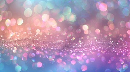 Poster - Abstract Sparkling Background with Pastel Colors