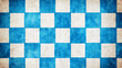© DSimage - Blue and white checkered fabric in close-up, symbolizing Oktoberfest. Perfect for textile design or festival backgrounds.