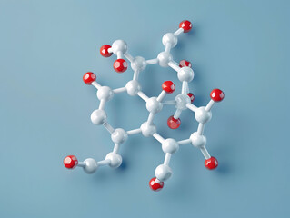 Abstract Structure Background of Molecule Or Atom, molecular structure, structural chemical formula with atoms