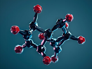 abstract structure background of molecule or atom, molecular structure, structural chemical formula 