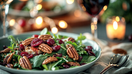 Wall Mural - Cranberry, Goat Cheese, and Pecan Salad