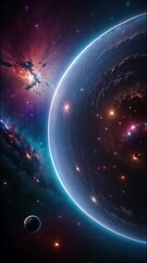 Wall Mural - Abstract galaxy background	
