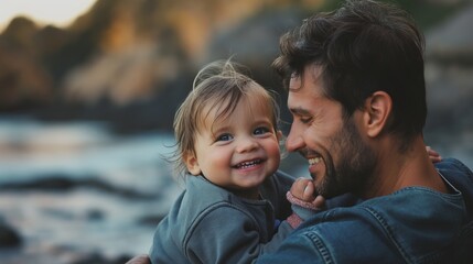 Man spending time with his kid