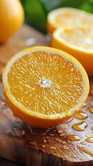 Wall Mural - slice of orange