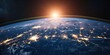 © gustav - Earth from Space at Sunrise created by ai