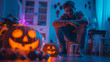 © Grewon - A lonely man on Halloween