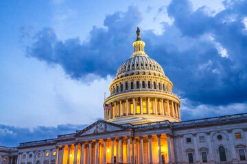 Canvas Print - US Capitol Noth Side Washington DC