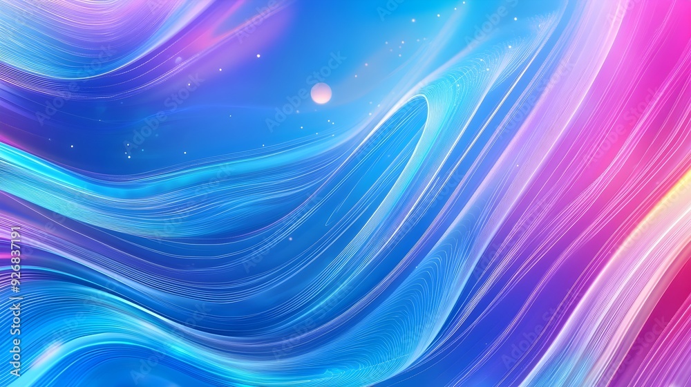 Abstract Blue Pink Gradient Background Design Stock Illustration ...