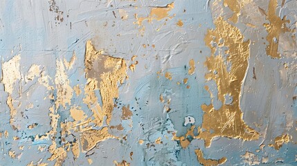 Blue and gold old metallic texture background