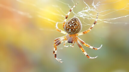 An image of a spider and its spider web