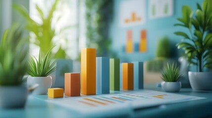 Poster - Comprehensive 3D Rendered Income Summary Showcasing Company s Financial Snapshot