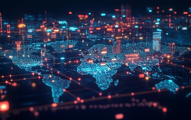 Aufkleber - Global E-Commerce Dashboard with Real-Time Transactions and User Activity