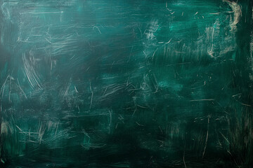 Blank green chalkboard with visible chalk smudges.