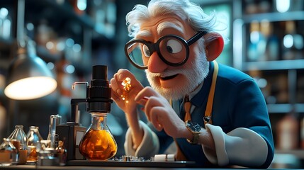 Poster - Scientist Monitors Precursor s Reaction Over Time in 3D Laboratory Setting