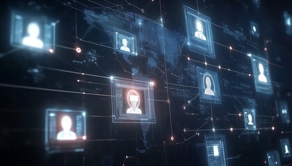 Poster - Visualization of Secure Identity Verification with Encryption and Biometric Data