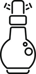 Poster - simple vector of a smart speaker playing music, perfect for representing smart homes and voice assis