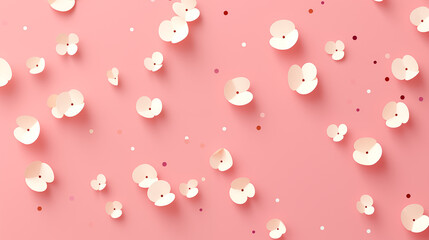 Pink Circles, Dots, Balls on Pink Background, Abstract Image, Texture, Pattern, Wallpaper, Cover and Screen of Smartphone, Cell Phone, Computer, Laptop, 9:16 and 16:9 Format