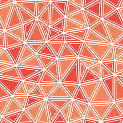Poster - minimal geometric background. medium triangles size. solid shapes in frames. monotone style. repeata