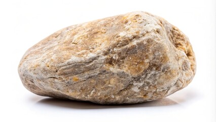 Stone rock on isolated white background with natural texture, stone, rock, object, isolated, background, nature, texture