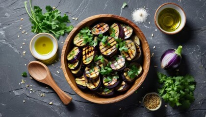  Delicious grilled eggplant dish ready to be savored