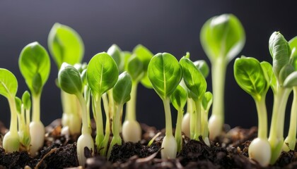 Wall Mural -  New beginnings  A sprout of hope