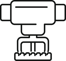 Poster - Electric trap is clamping down on a small patch of grass
