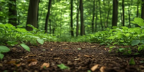 Poster - Forest floor perspectives, illustrating the rich and diverse views of the forest ground 