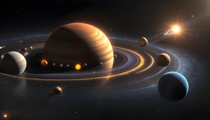 Wall Mural - planet in space