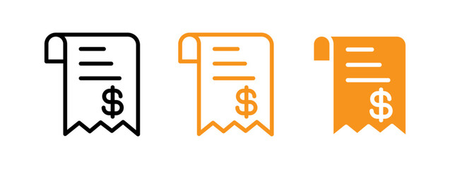 Poster - bills icon web design in vector