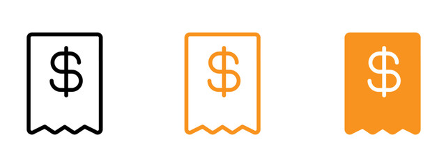Poster - Billing icon web design in vector