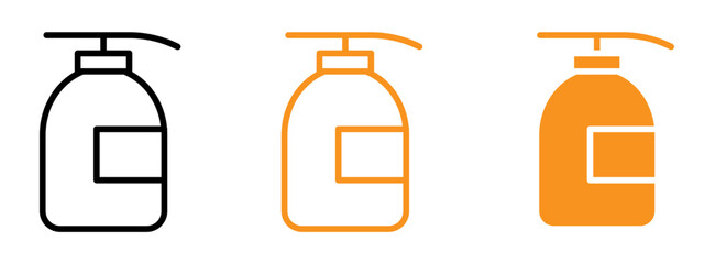 Poster - Body Soap icon web design in vector