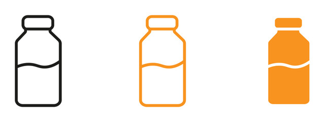 Poster - Bottle water icon web design in vector