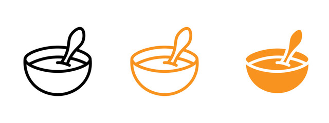 Aufkleber - Cereal icon web design in vector