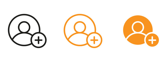 Aufkleber - Follower icon web design in vector