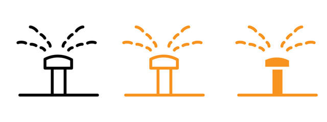 Poster - Irrigation icon web design in vector