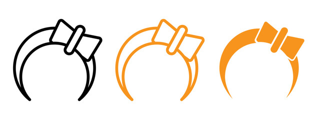 Poster - Hair band icon web design in vector