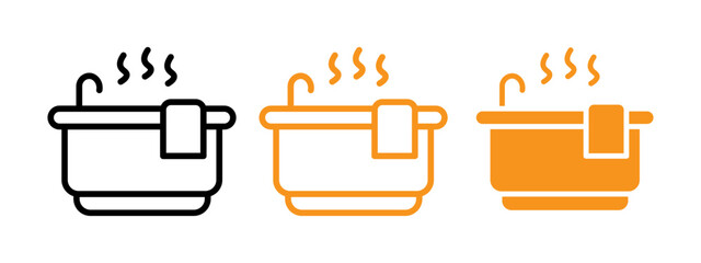 Poster - Jacuzzi icon web design in vector