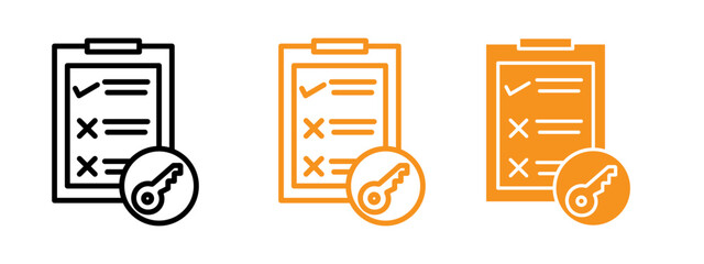 Poster - Key takeaway icon web design in vector