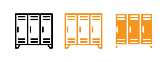 Aufkleber - Locker icon web design in vector