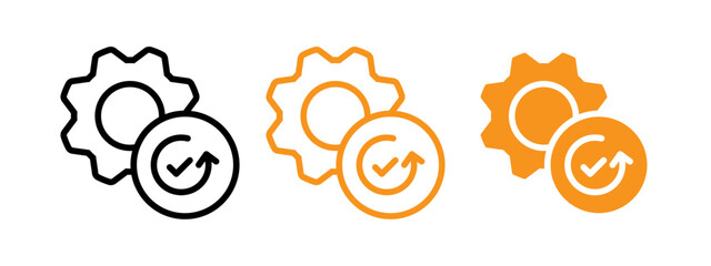 Poster - Optimization icon web design in vector