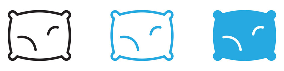 Poster - Pillow icon web design in vector